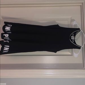 Black and white VS Pink skater dress.